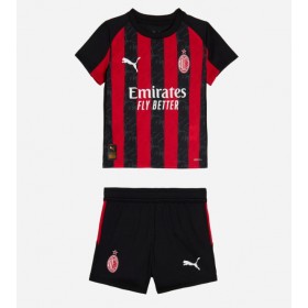 Baby Fußballbekleidung AC Milan Heimtrikot 2025-26 Kurzarm (+ kurze hosen)